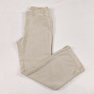 J.Jill Beige Straight Leg Pants Size 6P Petites Zi